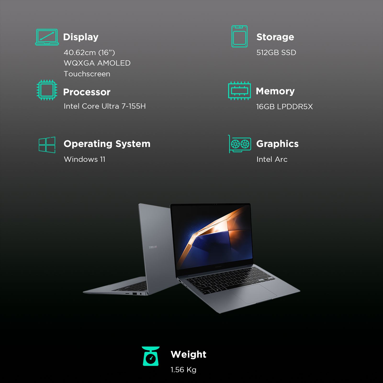 Buy SAMSUNG Galaxy Book4 Pro Intel Core Ultra 7 Touchscreen Thin